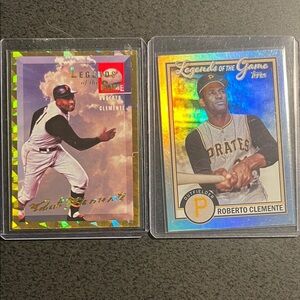 2- Roberto Clemente Legends of the Game Cards
